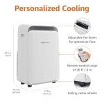 Amazon Basics 3-In-1 Portable AC, 10000 BTU