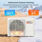 COSTWAY 11500 BTU Mini Split AC/Heater System
