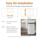 Amazon Basics 3-In-1 Portable AC, 10000 BTU