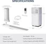 COSTWAY 10000BTU Portable Air Conditioner with Remote