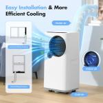 Portable Air Conditioners, 16000 btu Smart AC Unit with Cooling/Dehumidifier/Fan, APP/Remote Control 24h Timer Air Conditioner for Room Indoors