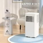 ZAFRO 10,000 BTU Portable AC for Rooms Up to 450 Sq. Ft