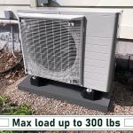 Flehomo Outdoor Condenser Pad for Mini Splits