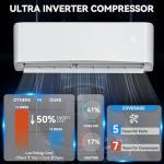 YITAHOME 12000 BTU Mini Split AC with Heat Pump
