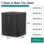 BROSYDA Waterproof Outdoor Air Conditioner Cover 38"x38"x40