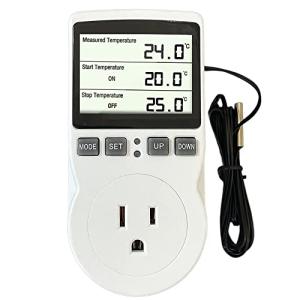 Digital Thermostat with Heating and Cooling Timer