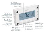 Orbit 83521 Programmable Thermostat with Clear Display