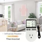 Digital Thermostat with Heating and Cooling Timer