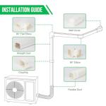 Kerykwan Mini Split AC Line Cover Kit