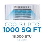 BLACK+DECKER 18,000 BTU Window/Wall Air Conditioner