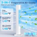MYICY Portable Evaporative Air Cooler with Remote