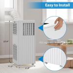 8,000 BTU Portable Air Conditioner with Smart Control