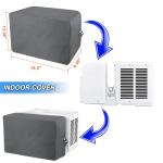 Outdoor and Indoor Air Conditioner Covers, 2 Pack