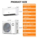 12,000 BTU Mini Split AC with WiFi Control