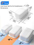 Toutgood 3'' Wall Cover Kit for Ductless ACs