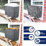 Outdoor and Indoor Air Conditioner Covers, 2 Pack