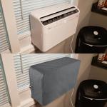 Outdoor and Indoor Air Conditioner Covers, 2 Pack