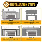 Window AC Side Panels for Year-Round Seal