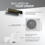 Cooper & Hunter 36K BTU 2-Zone Mini Split AC