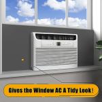 Window AC Side Panels for Year-Round Seal