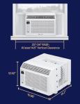 DELLA 6000 BTU Smart Window Air Conditioner