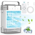 Portable 3-Speed Air Conditioner with LED Colors