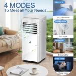 10,000 BTU Portable Air Conditioner with Remote