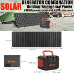 Takki 300W Portable Solar Generator with 40W Panel