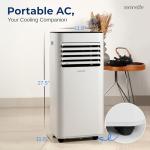 SereneLife 10,000 BTU Portable Air Conditioner Unit