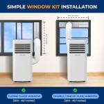 SereneLife 10,000 BTU Portable Air Conditioner Unit