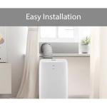 LG 6,000 BTU Portable Air Conditioner, 115V, Cools 250 Sq.Ft. (10' x 25' Room Size), Portable Air Conditioner for Home with Quiet Operation, LCD Remote Control, and Window Installation Kit, White