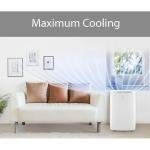 LG 6,000 BTU Portable Air Conditioner, 115V, Cools 250 Sq.Ft. (10' x 25' Room Size), Portable Air Conditioner for Home with Quiet Operation, LCD Remote Control, and Window Installation Kit, White