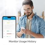 Breez Eco | Smart AC Controller for Mini Split, Window, Portable ACS | WiFi, Alexa, Google, Siri Shortcuts, SmartThings, IFTTT, Free App, NO Subscriptions | Schedules, Geofencing, Comfy (Black)