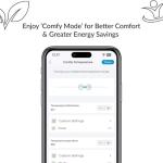 Breez Eco | Smart AC Controller for Mini Split, Window, Portable ACS | WiFi, Alexa, Google, Siri Shortcuts, SmartThings, IFTTT, Free App, NO Subscriptions | Schedules, Geofencing, Comfy (Black)