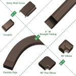 Forestchill 25Ft Decorative PVC Line Set Cover Kit