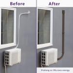 Mxclimate 4" 17ft PVC Line Set Cover Kit