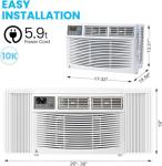 KOKEBREN 10,000 BTU Window Air Conditioner with WiFi