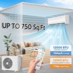 12,000 BTU Mini Split AC & Heat Pump Unit