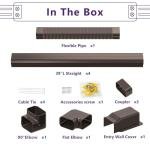 Mxclimate 4" 17ft PVC Line Set Cover Kit