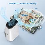 14000 BTU Portable Air Conditioner for Large Rooms