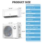 12,000 BTU Mini Split AC with Smart WiFi Control