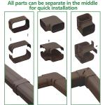 Forestchill 25Ft Decorative PVC Line Set Cover Kit