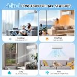 12,000 BTU Mini Split AC & Heat Pump Unit