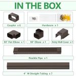 Forestchill 25Ft Decorative PVC Line Set Cover Kit