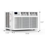Electactic Window Air Conditioner, 10000 BTU Window AC Unit, Cooling Room 450sq.ft, Fast Cooling, 24H Timer,Dehumidifier Mo, Energy Saving, Remote Control for Living Room, Bedroom, Office