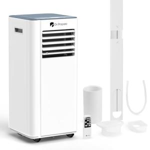 DR.PREPARE 8,000 BTU Portable Air Conditioner with Remote