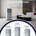 COSTWAY 10000BTU Portable Air Conditioner with Remote