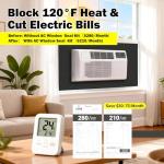 Weatherproof Foam Side Panels for Window AC Units