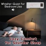 Wall-Mounted 2-in-1 Heater and Fan for Small Spaces