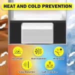 Weatherproof Foam Side Panels for Window AC Units